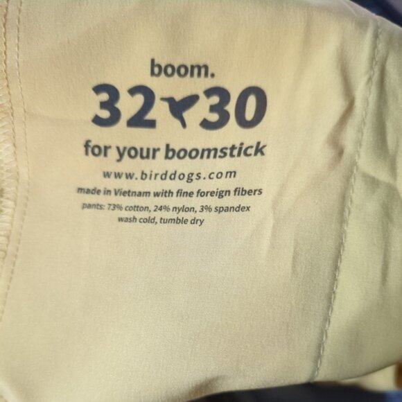 Birddogs Stretch Khakis Grey Mist Straight Leg Slim Fit Size 32x30 - Picture 7 of 7